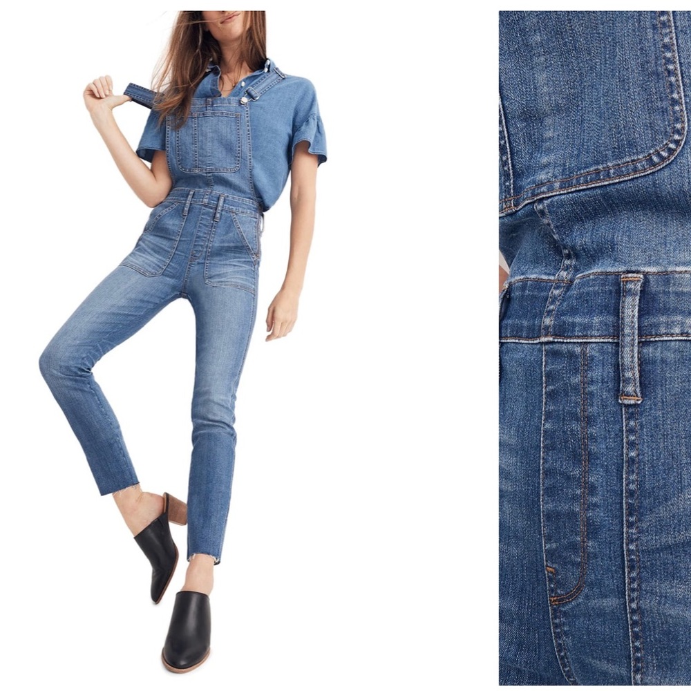 Madewell Skinny Denim Overalls